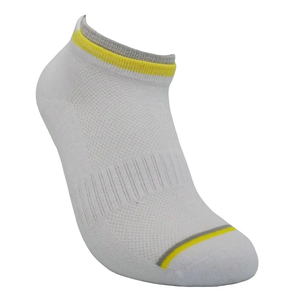 Plain white women athletic ankle running socks, View athletic ankle