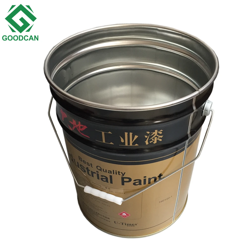 Download Hot Sale Empty 20l Tin Metal Paint Pail Bucket With Handle ...