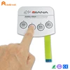 Illuminated membrane push button switch keyboard for measuring device Equipment