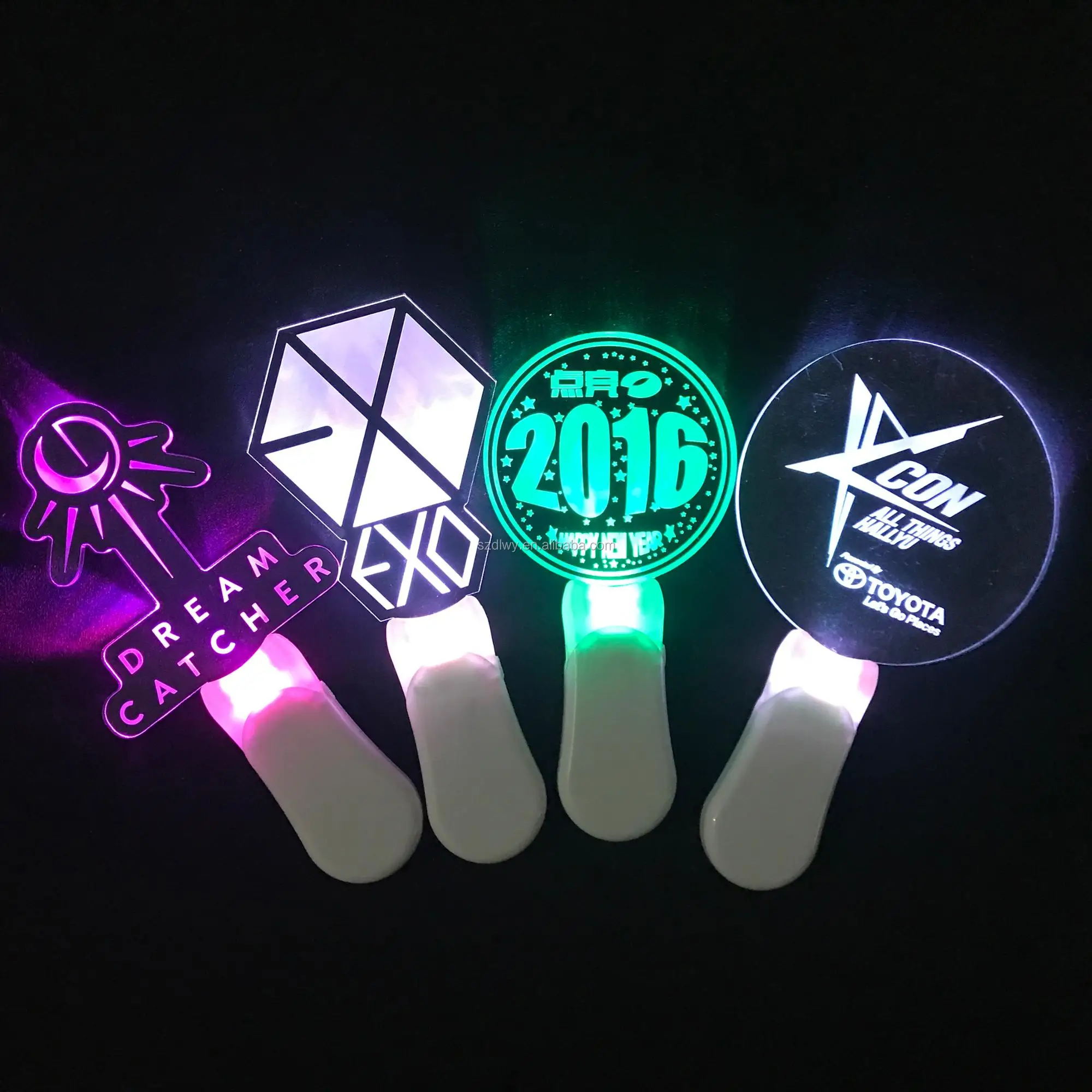 Acrylic Led Light Concert Stick Led Flashing Stick Led Light Stick ...