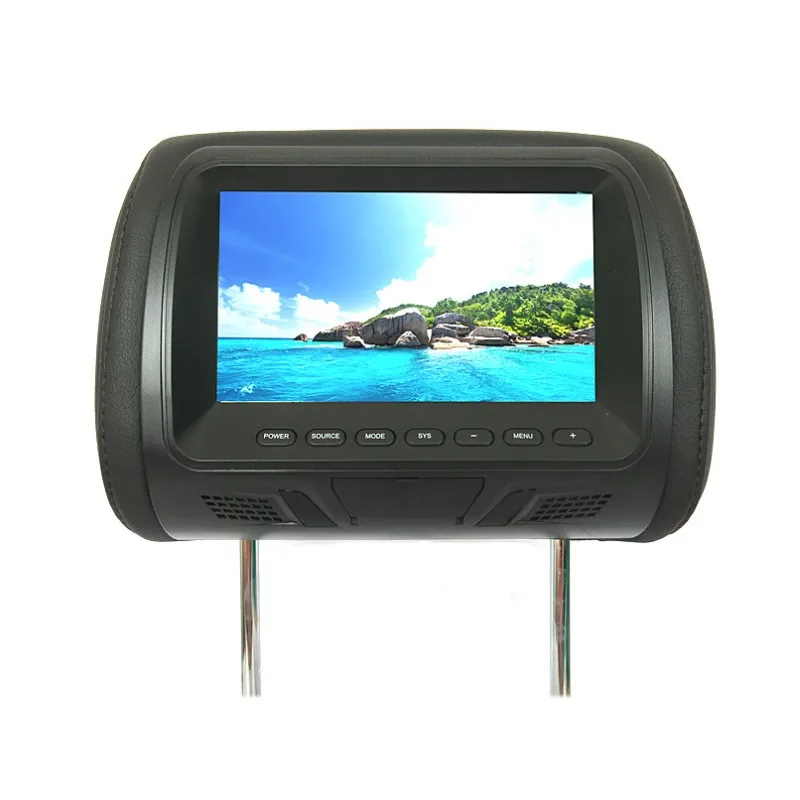 7 Inch Car Headrest Monitor With 2 Video Input Buy 7 Inch Car Monitor