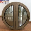 Semi circular design aluminum window European design round oval window