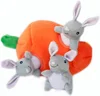 Plush stuffed 3D pet toy large plush puzzle with a stump dog toy attractive hide animal toys for dog
