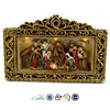 resin Christmas 2D frame table piece LED lighting Nativity wholesale