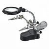 New Adjustable 3.5X 12X Useful Helping Hand Clip LED Magnify