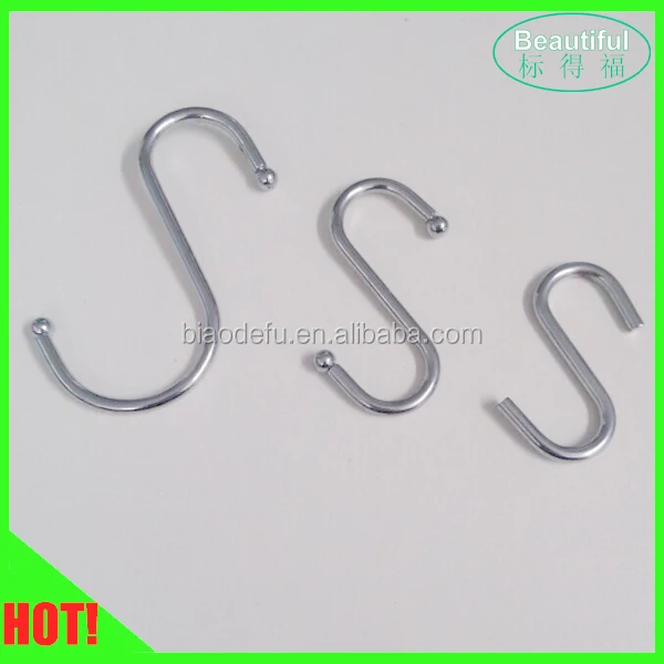 High Quality S Shaped Ornament Metal Hook / S Shape Hooks Buy S