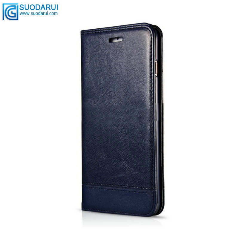 luxury leather pouch cover For apple iphone X/8 /7/6 wallet Phone flip case