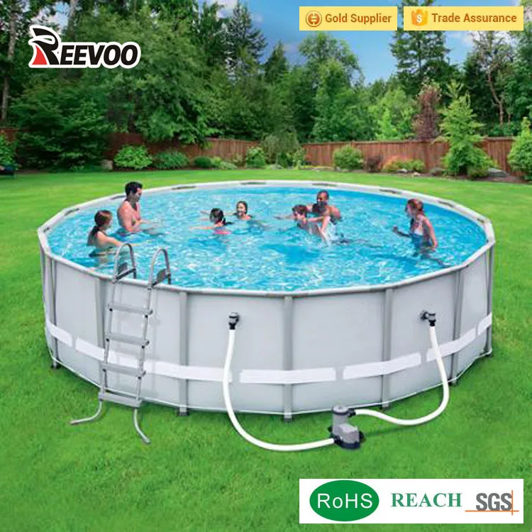 hard plastic above ground pools