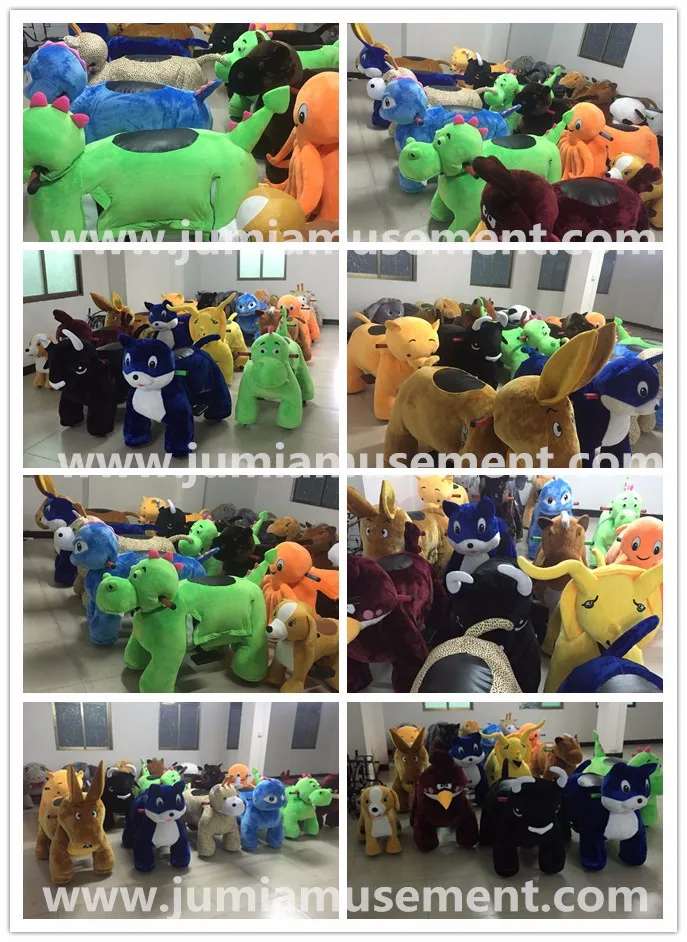 plush animal riding toys