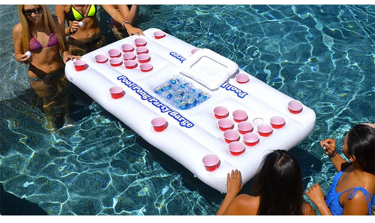 inflatable beer pong table pool