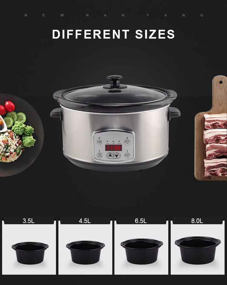 Deluxe kitchenware multi electric cooker industrial professional slow cooker