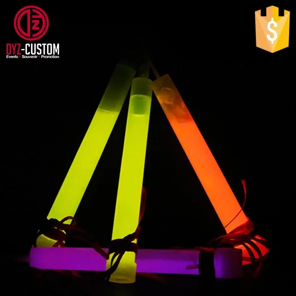 Chemical Liquid Glow Stick 6'' Ultra Bright Emergency Light Sticks