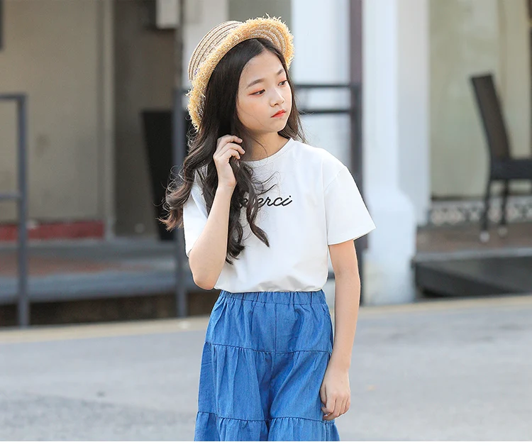 Casual Wide Leg Pants 2Pcs Girls Clothes Yellow 110 SODIAL Girls Clothing Sets New Summer Fashion Girls Sleeveless Design T-Shirt Casual Wide Leg Pants 2Pcs Girls Clothes Yellow 110 SODIAL Girls Clothing Sets New Summer Fashion Girls Sleeveless Design T-Shirt
