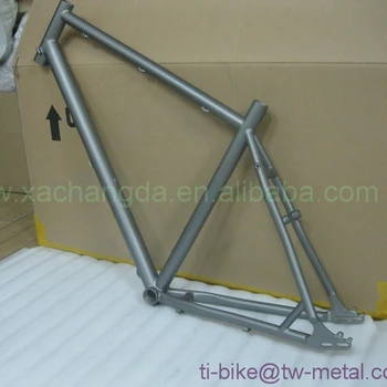 sandblasting bike frame