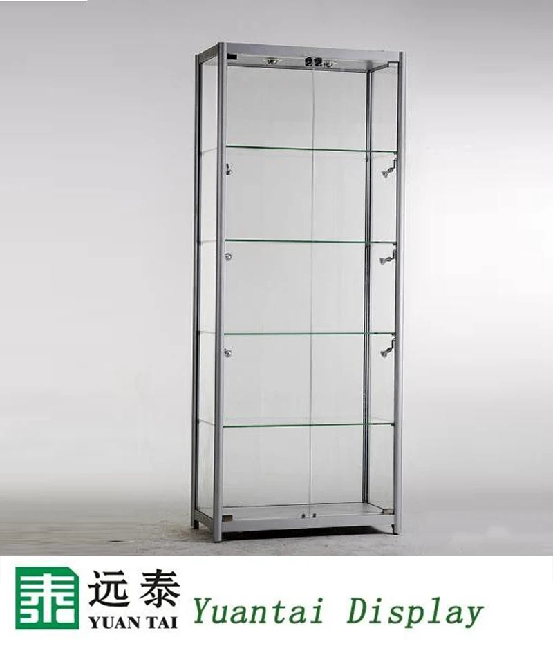 Eenvoudig Ontwerp Aluminiumlegering Glas Vitrine Vitrinekast Met Led ... Eenvoudig Ontwerp Aluminiumlegering Glas Vitrine Vitrinekast Met Led ...