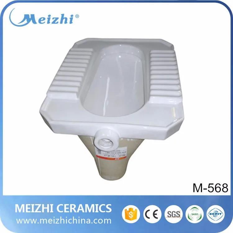 Ceramic squatting pan toilet