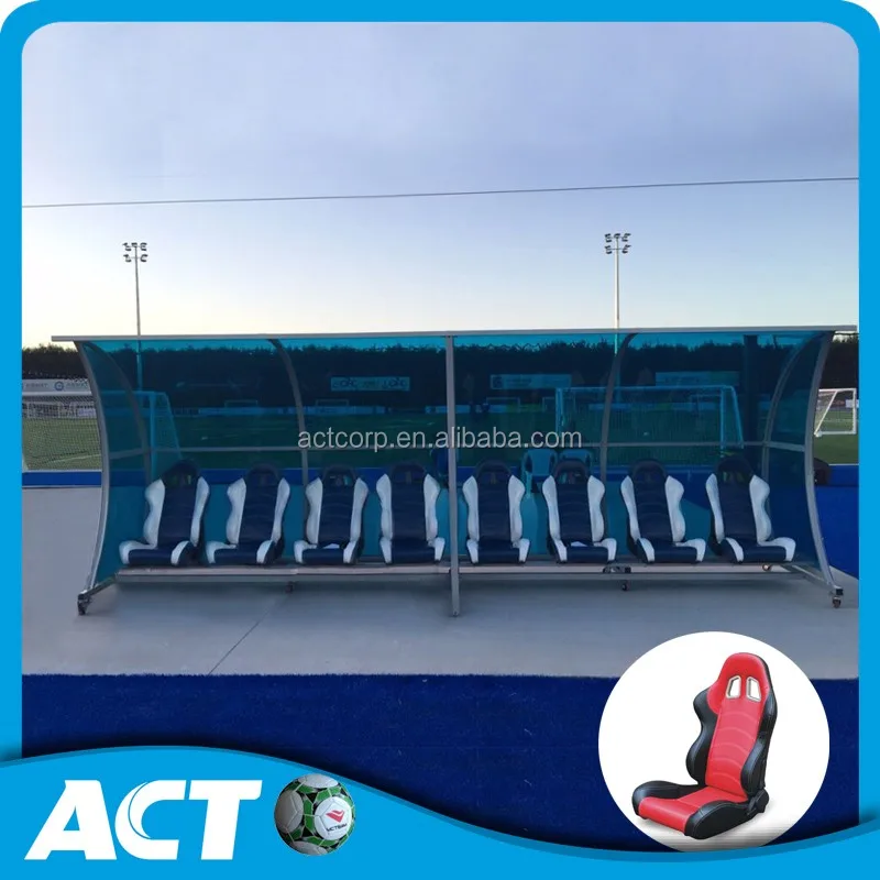 Act Dugouts For Football Player,Soccer Team Shelters For Sale Npyvip
