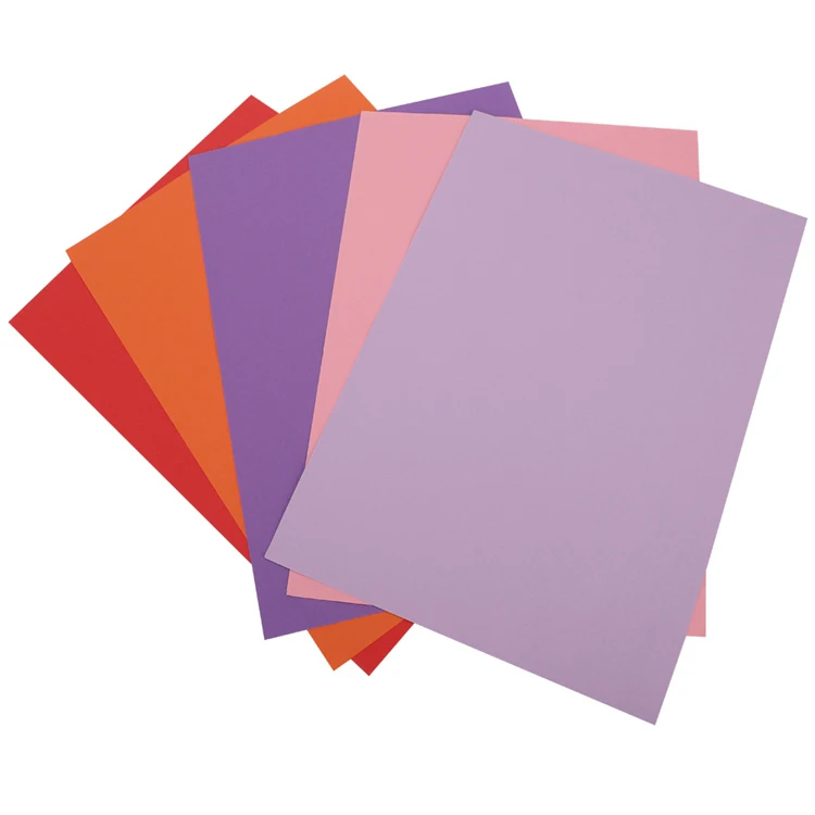 Hot Sale 80Gsm Colorful Woodfree Paper Offset Paper Sheets A4 Size