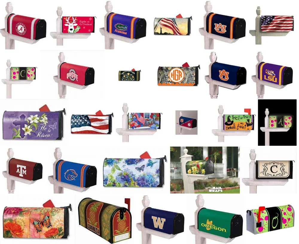 Custom Decorative Metal Mailbox Wrap Magnetic Cover Buy Mailbox Magnetic Covermailbox Wrap 9046