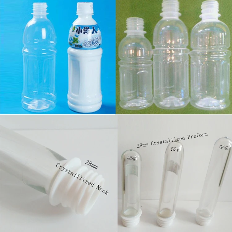 Crystallized Plastic Milk Bottle Preform Hot Fill Pet Bottle Buy Hot