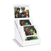 Free Custom Design Cheaper High Quality Promotion Recyclable Cardboard Countertop Book Display Stands