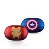 2019 marvel heros captain America iron man portable wireless stereo mini blue the tooth 5.0 headset