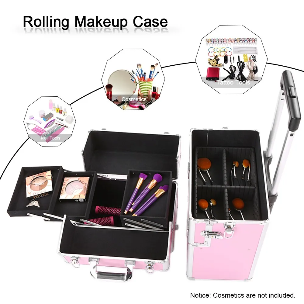 makeup suitcase price