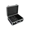 Small black custom aluminum tattoo suitcase tool box