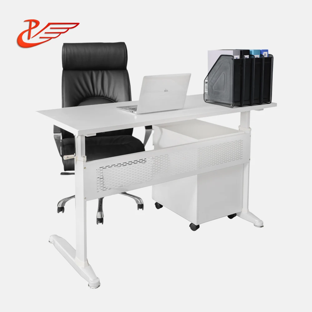 Adjustable Office Table Modern Style Office Table,Metal Frame Office