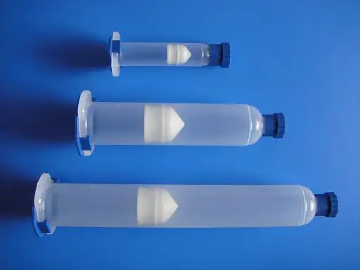 20pcs Plastic Transparent EFD American Dispensing Machine Syringe 10CC