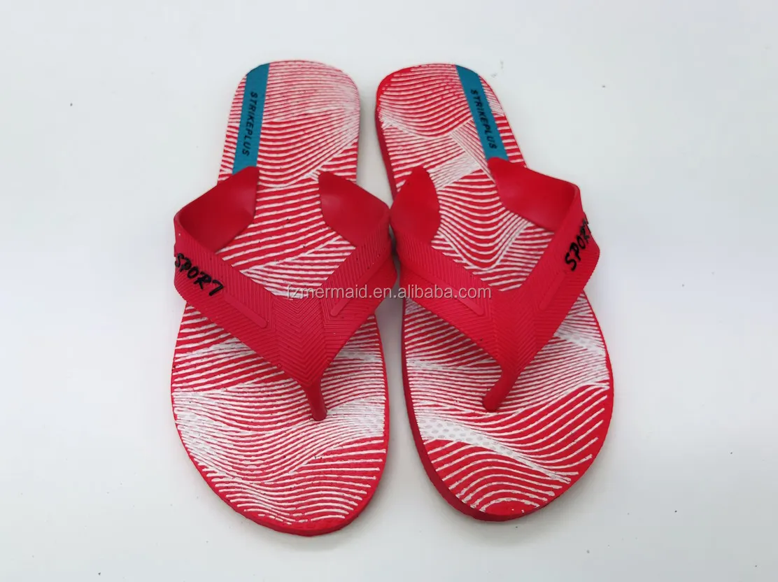 2024 Hot Selling Africa Market Custom and Wholesale Slipper for Man , Summer Flip Flops Slipper Casual Pvc Upper Flip Flops