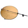 Studio Extendable Photo Studio LightING Reflector Holder with Rubber Hand Grip Arm Stand Kit