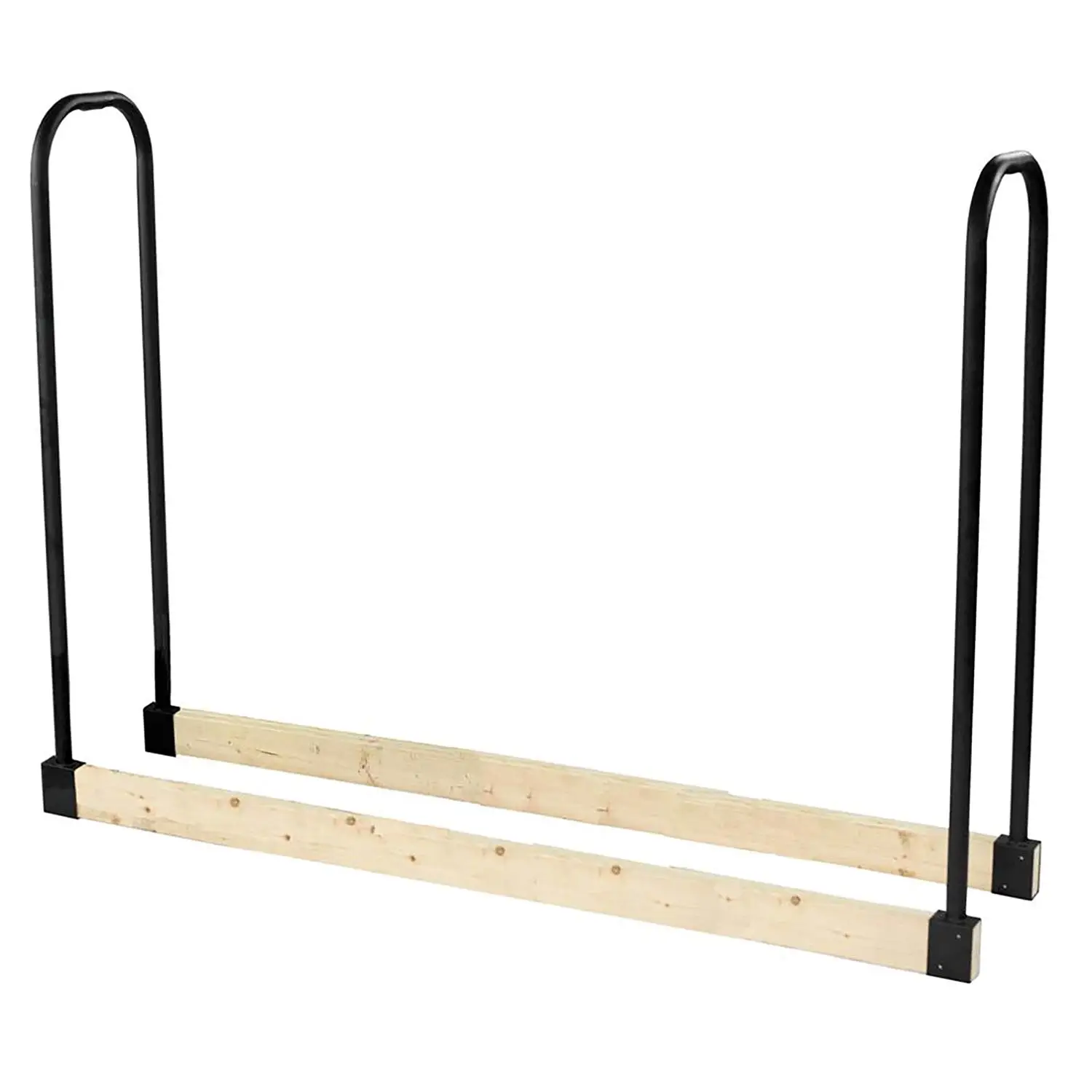 Firewood Rack Bracket Kit Log Storage Durable Steel Holder Adjustable Organizer