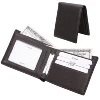 Wholesale Bifold Genuine Leather Small Thin Purse with ID Window Credit Card Case Holder RFID Protection Man Real Leather Wallet