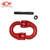 red paint strong metal bow tie hardware 20 ton crane hooks