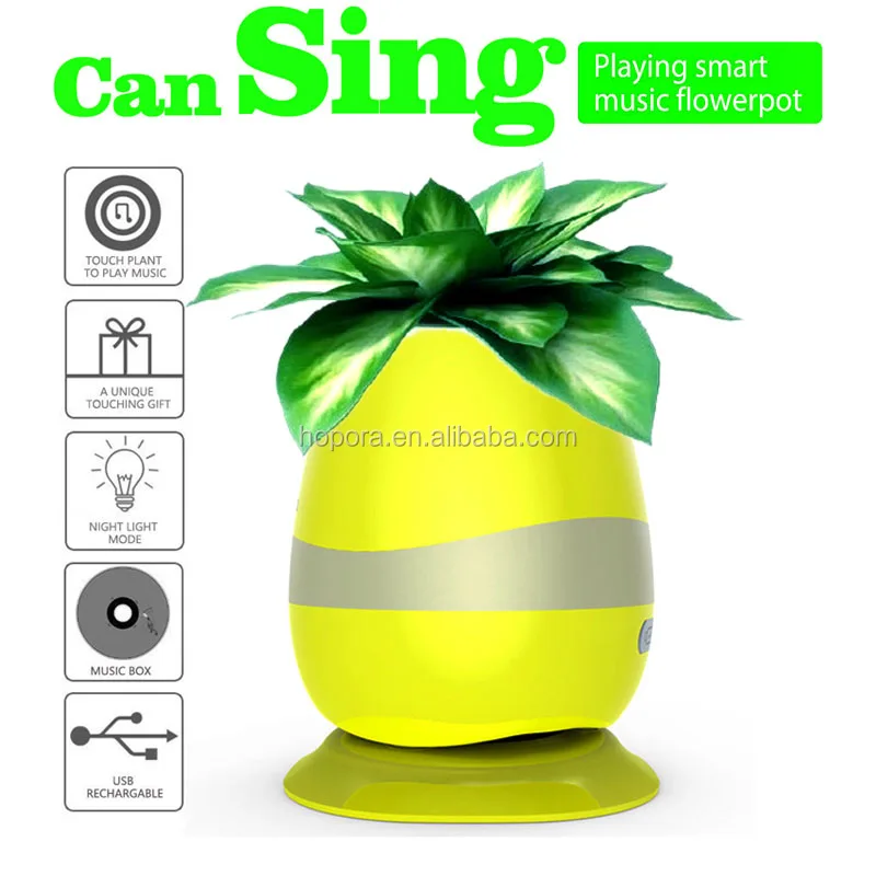 Dancing Flower Pot With Hot Sale Music Speaker - ANKUX.COM
