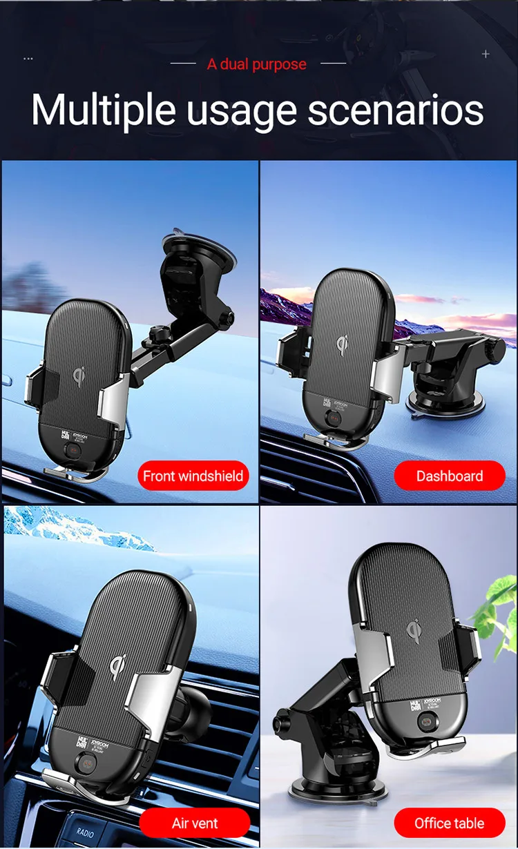 JOYROOM ZS187 automatic wireless car charger magnetic charger qi mobile holder for car