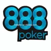 Retail 1piece 888 poker embroidery patch