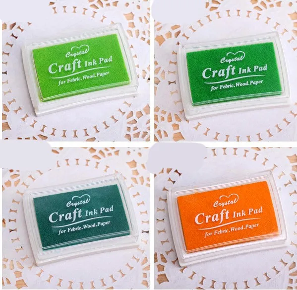 Colors Craft Ink Pad/colorful Ink Stamp Pad/inkpad Set For Diy Funny