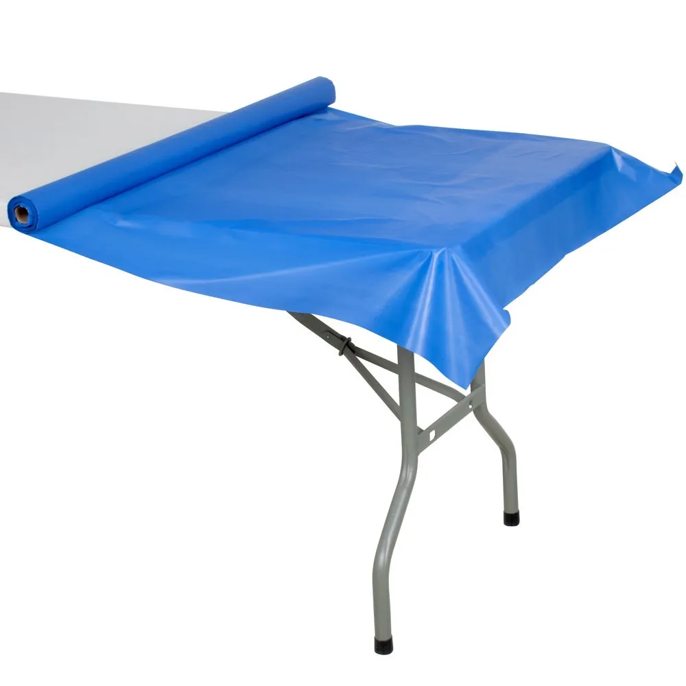 Plain Color Disposable Plastic Table Cloth Rolls/ Plastic Tablecloths