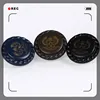 HYD British Style Button Custom Pattern Painted Eco-friendly Feature Plastic Button/Jean Button