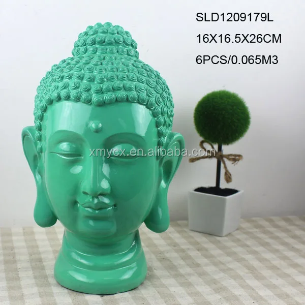 large plastic buddha statue