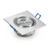 High Quality Aluminum Square Design Led Ceiling Recessed Brushed Light Led Mini Ceiling Lamps 3W