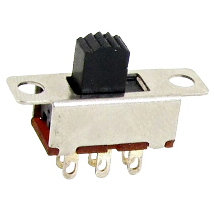 High Quality  2 Position DPDT 2P2T Panel Mount Vertical Slide Switch 6 Pin 0.5A 50V DC.jpg