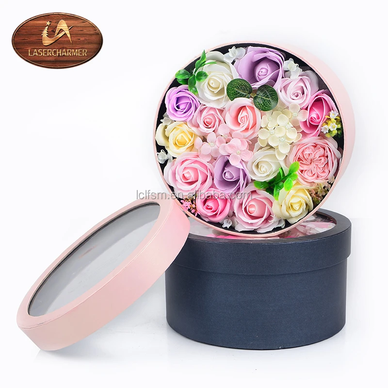 Three Soap Flower Boxes,Women's Day,Exquisite Luxury Gifts,To Love ...