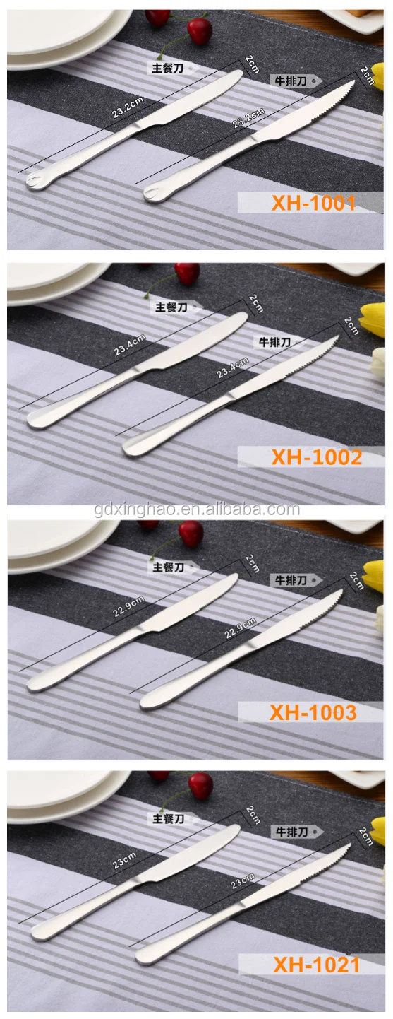 Hot Selling Durable Stainless Steel Knife Set Butter Knife