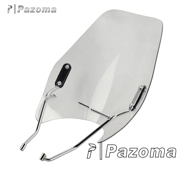 Pazoma Clear Moto Parebrise Brand New Motorcycle Windscreen Windshield