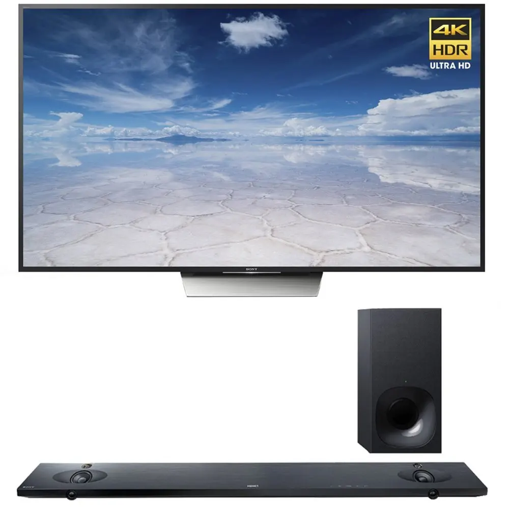 Buy Sony XBR-65X930D 65-Inch 4K UHD TV with HTNT5 Sound Bar and Vudu