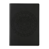 5 Star Custom Logo A5 Ruled Double Layer Softcover Notebook With Golden Edge