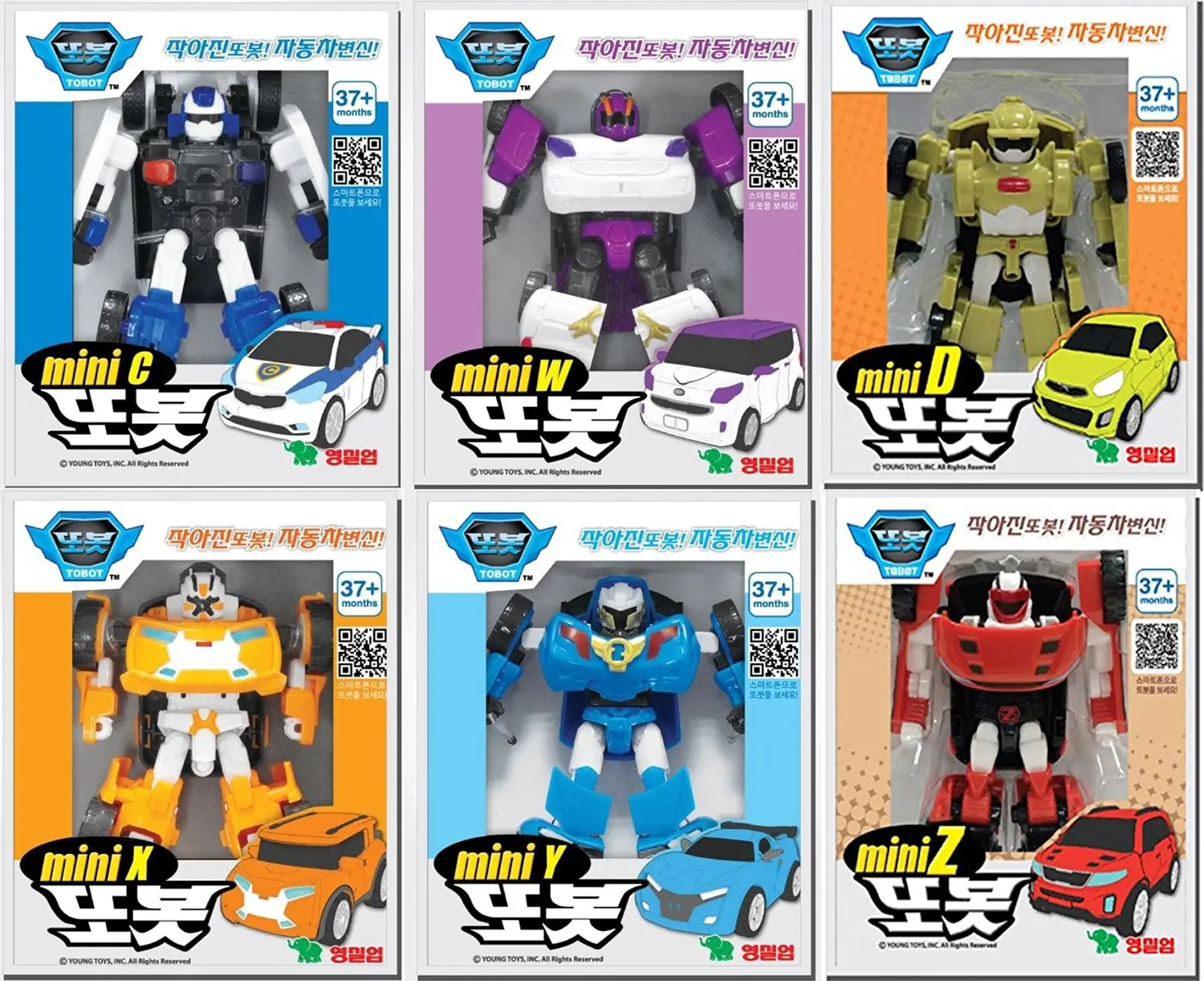 Buy Tobot Mini C D W X Y Z 6 Type Set Transformer Korean Animation Robot Character In Cheap Price On Alibaba Com